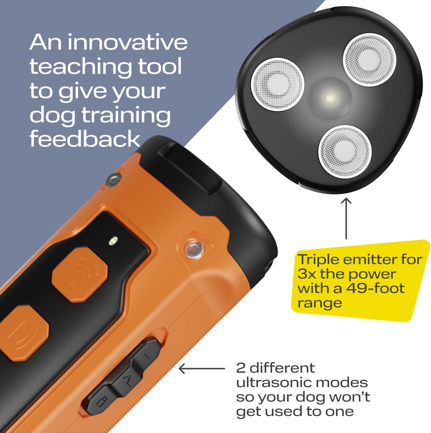 ultrasonic -  an innovative teaching tool to give your dog training feedback 