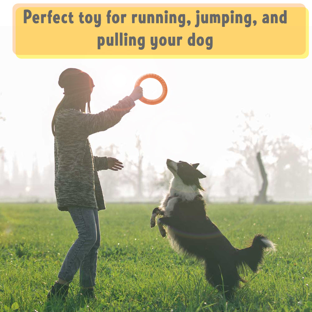 perfect toy for running jumping and pulling your dog