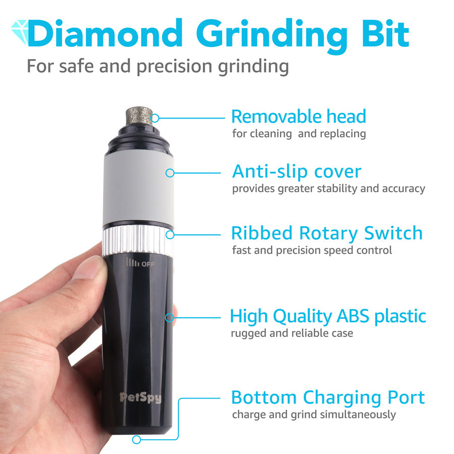 diamond grinding bit for safe and precision grinding