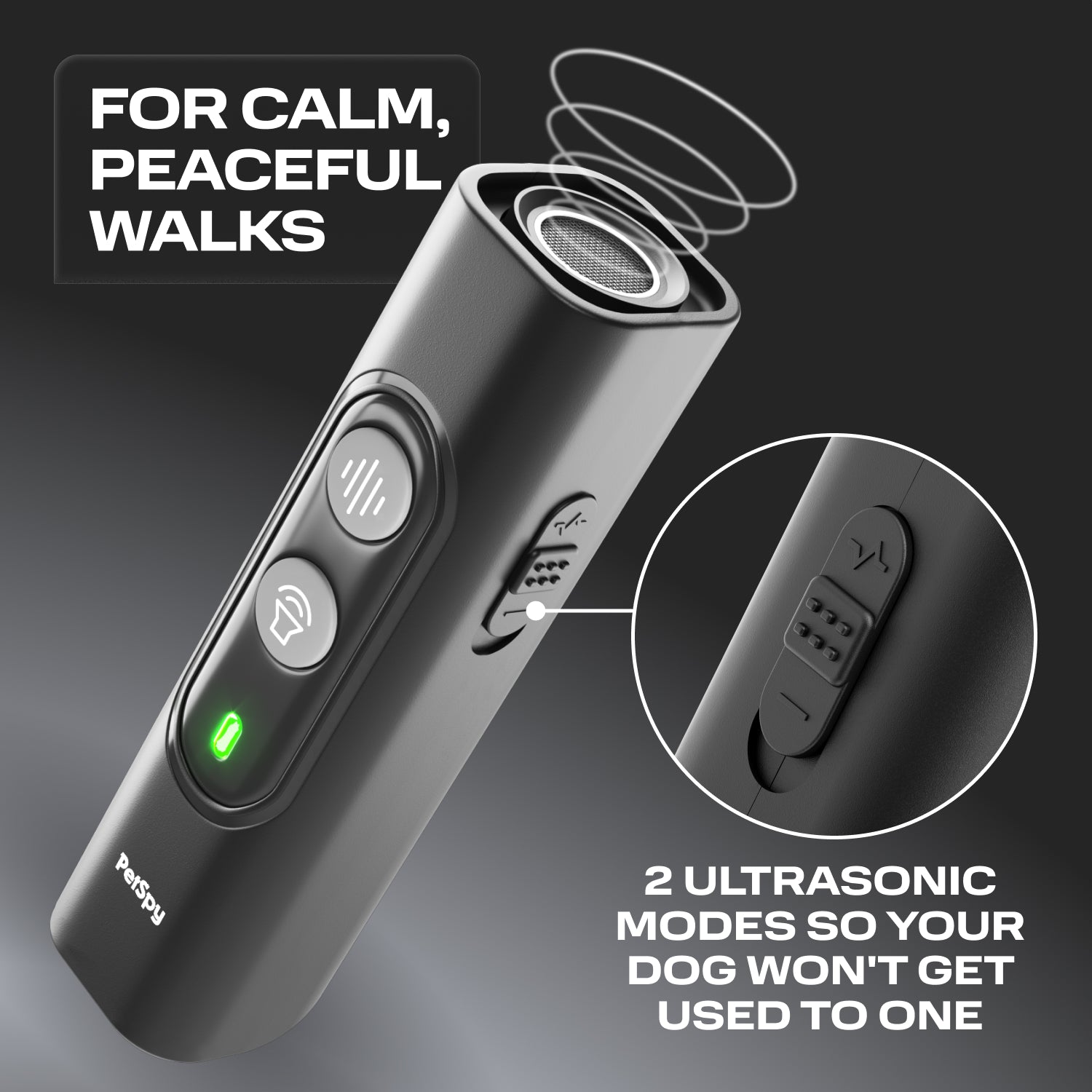 ultrasonic for calm peaceful walks 