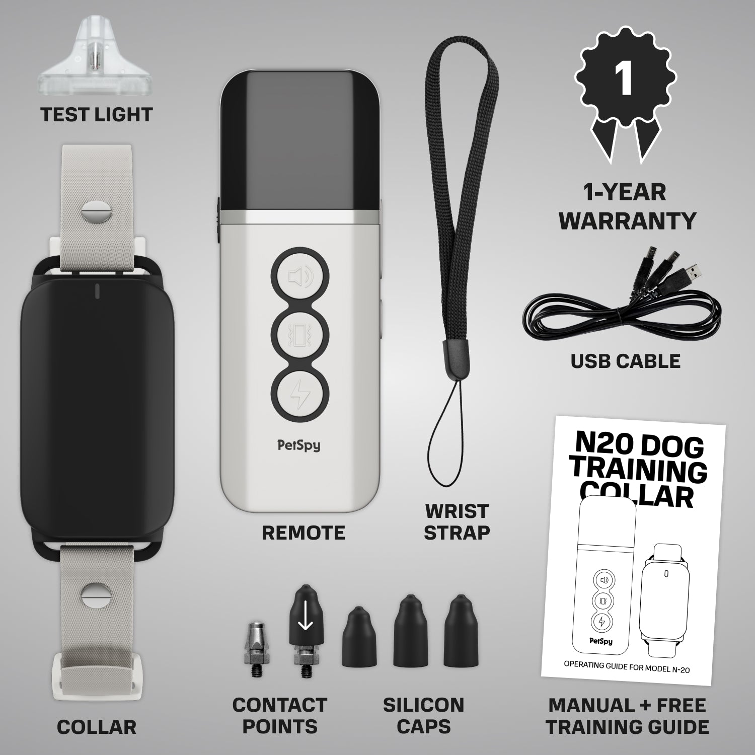 Petspy dog training collar clearance manual