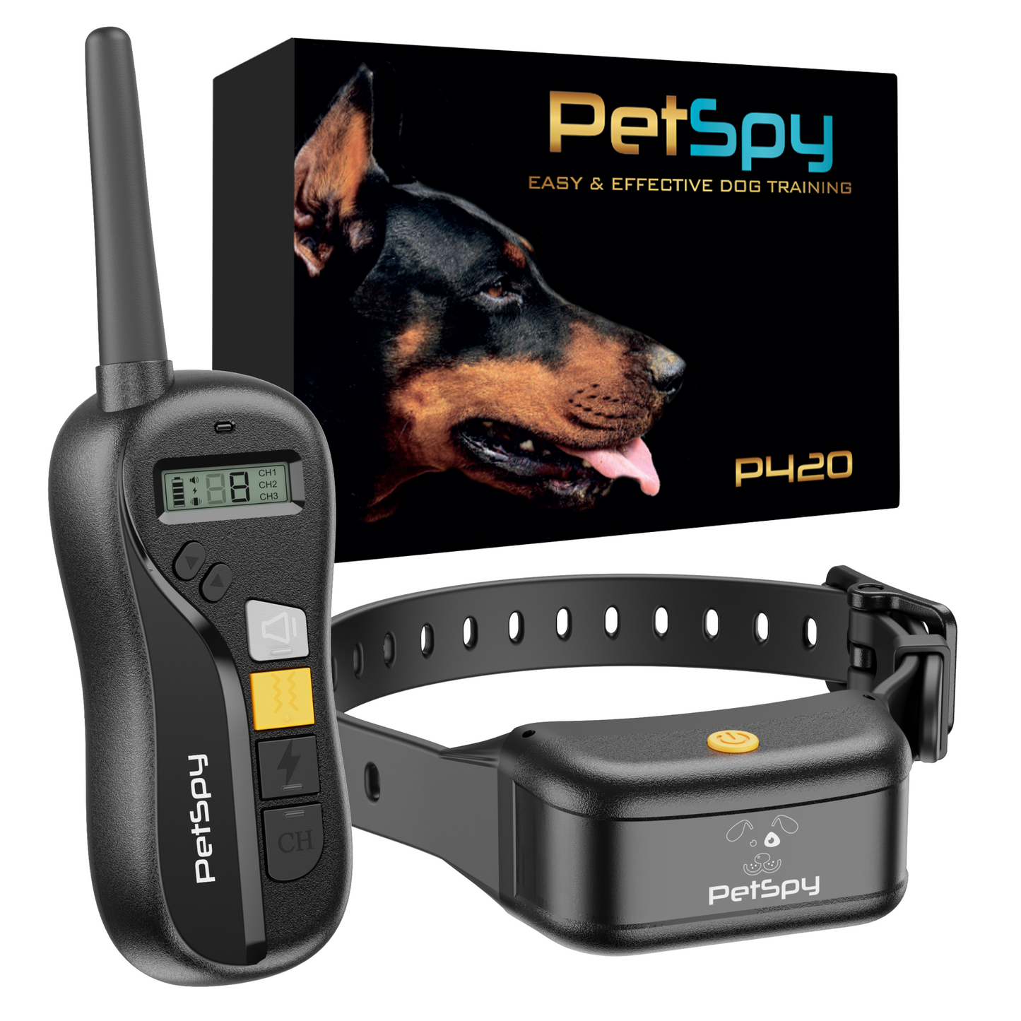 P420 Waterproof shock collar - Shock collar for large dogs/medium dogs