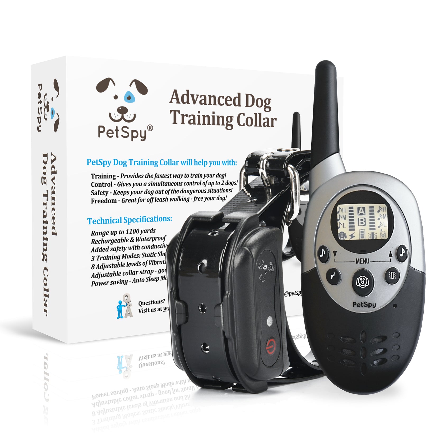 Dog command collar Petspy dog control collar & Dog control collar PetSpy