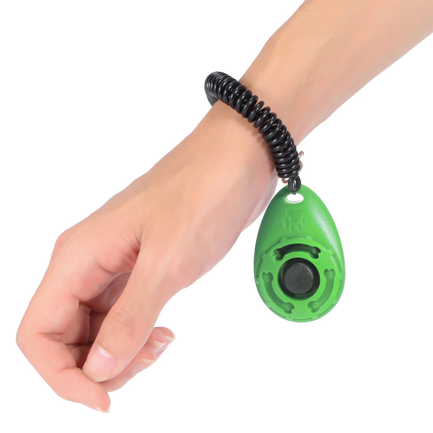 Wrist Strap for Convenience The dog clicker comes with a wrist strap allowing you to keep the clicker within reach at all times