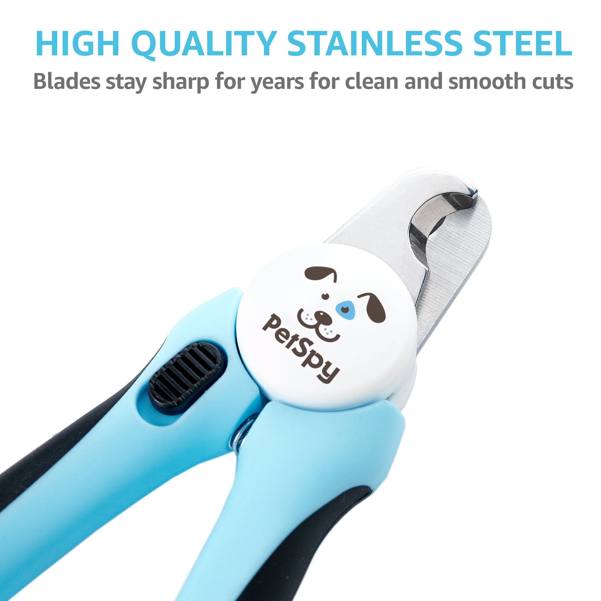 Dog toenail shop clippers with sensor