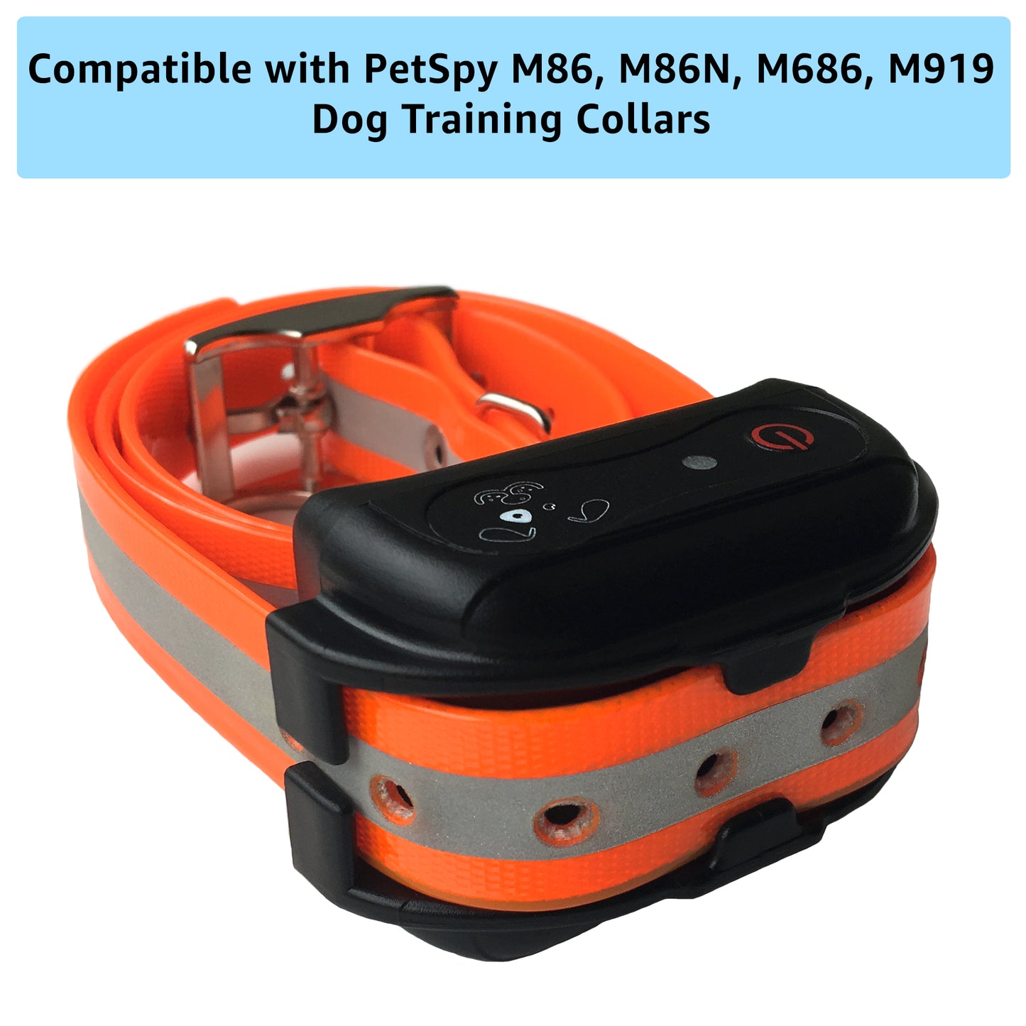 Reflective Dog Training Collar compatible with PetSpy M86 M86N M686 M919 dog training collars