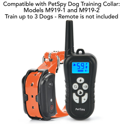 ultimate dog training petspy premium dog training collar-M919 Extra Dog Training Collar - PetSpy