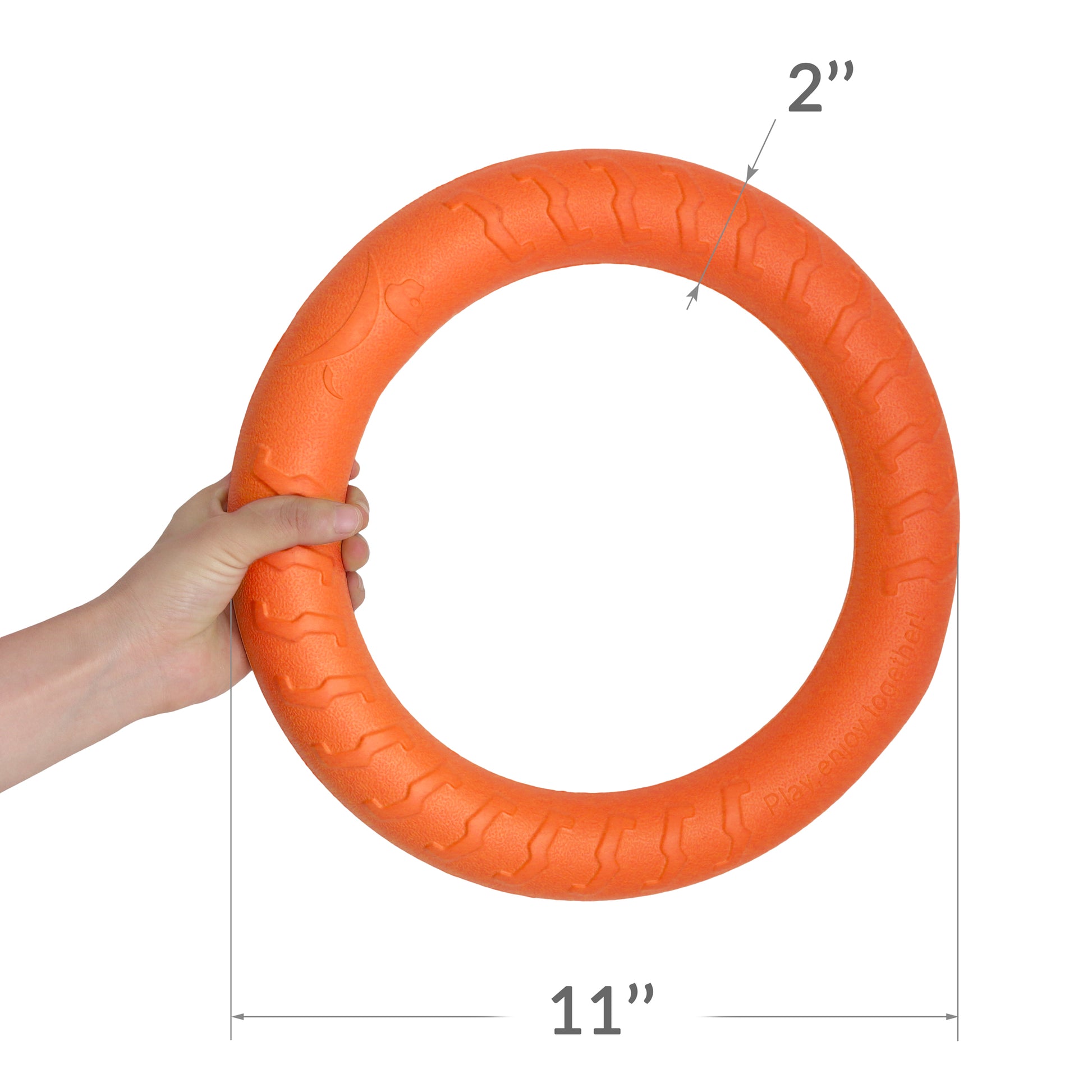 training orange ring size 2"-11"