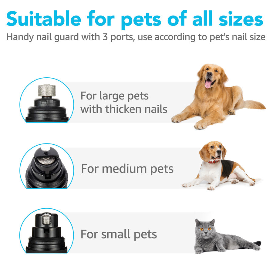 Usb Rechargeable Electric Pet Nail Grinder For Dogs And Cats Grooming ▻  OutletTrends.com ▻ Free Shipping ▻ Up to 70% OFF