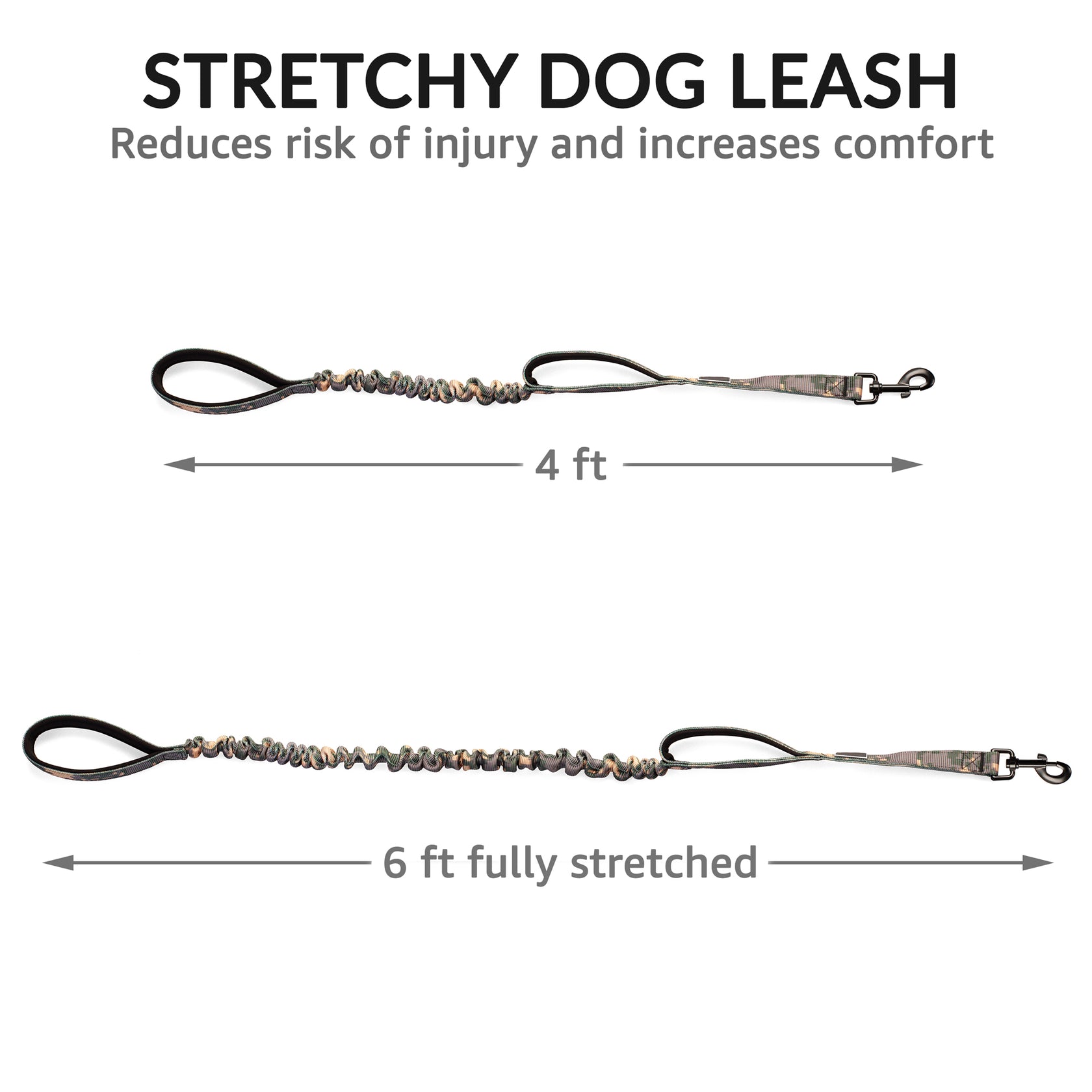 Shock absorbing dog leash Dog leash shock absorber & Dog leash with