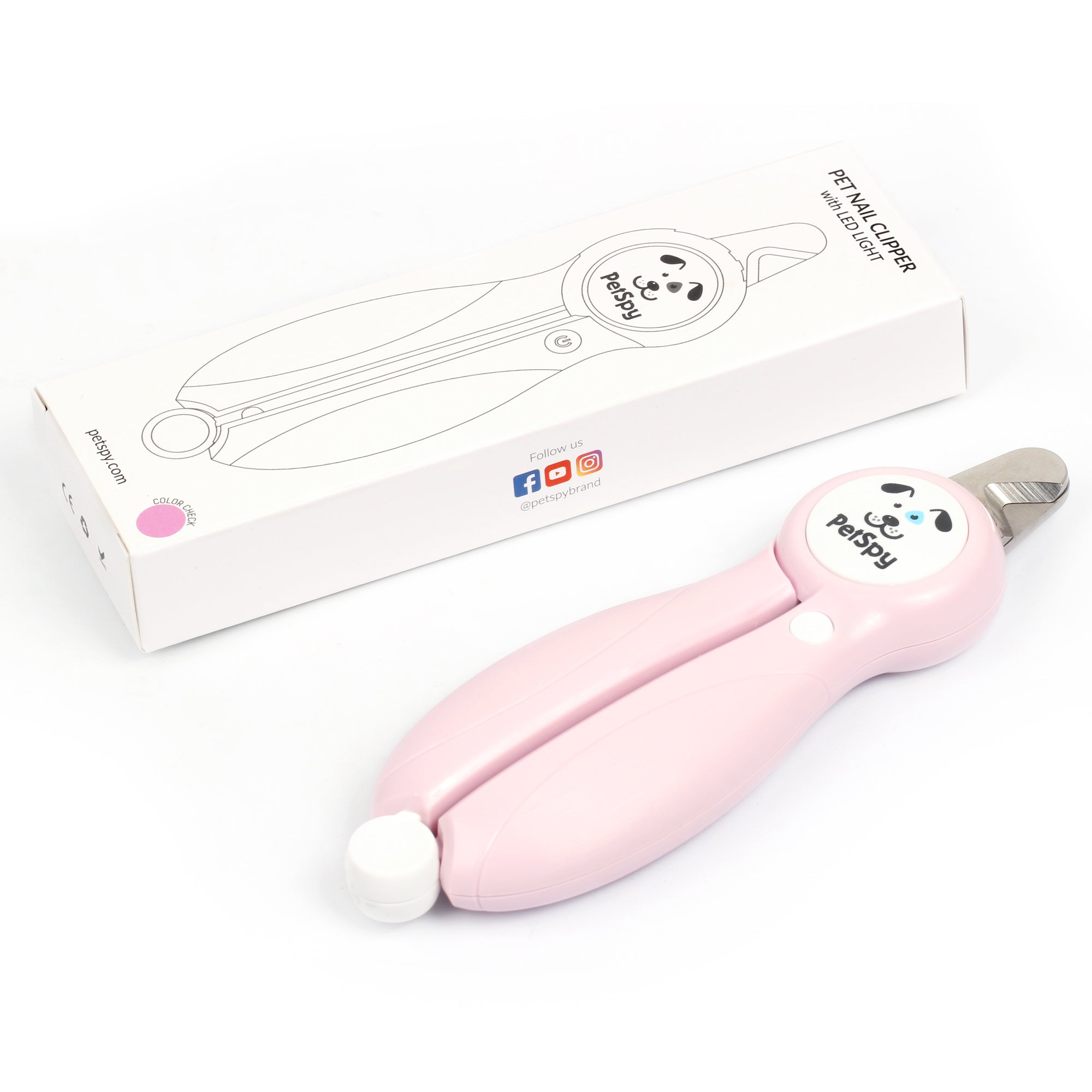 Lighted pet nail clippers best sale