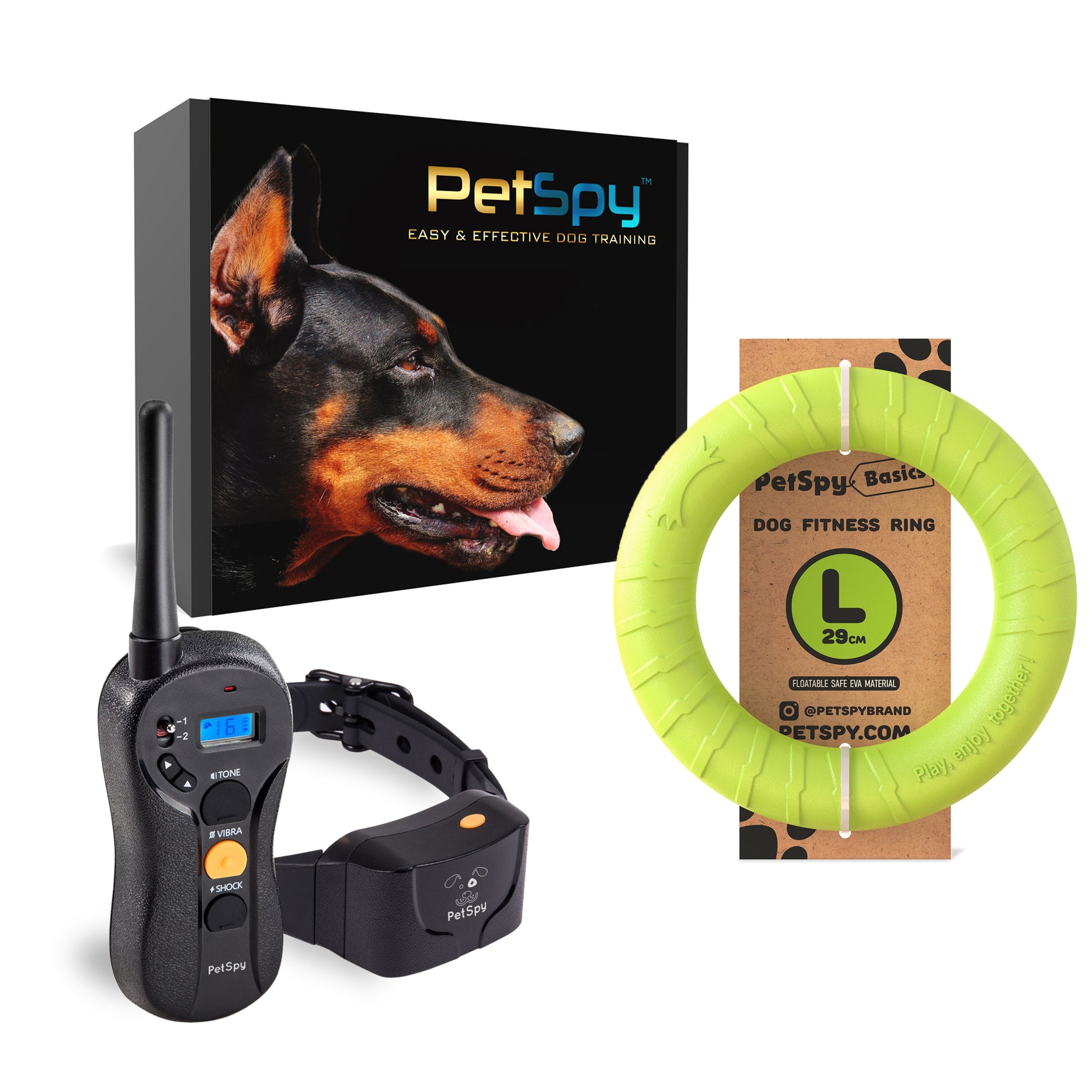 Shock Fitness Ring Bundle: Dog training active collar & Bundle ring Aerosmith LLC Shock Fitness Ring Bundle: Dog training active collar & Bundle ring Aerosmith LLC